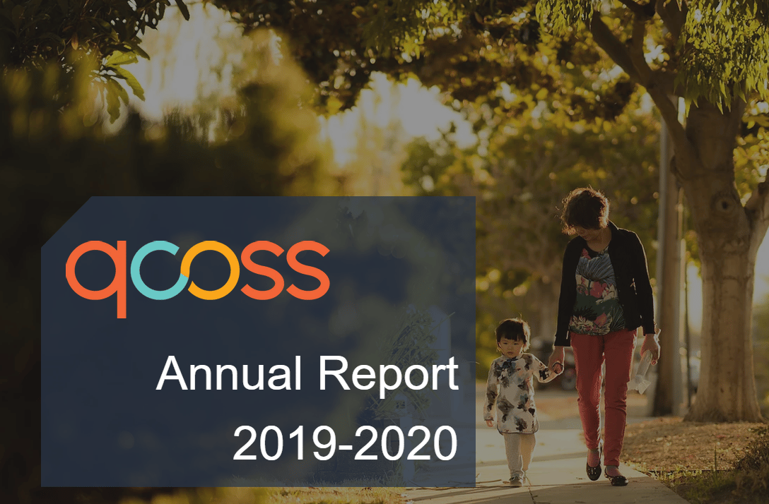 QCOSS Annual Report 2019-20 front page